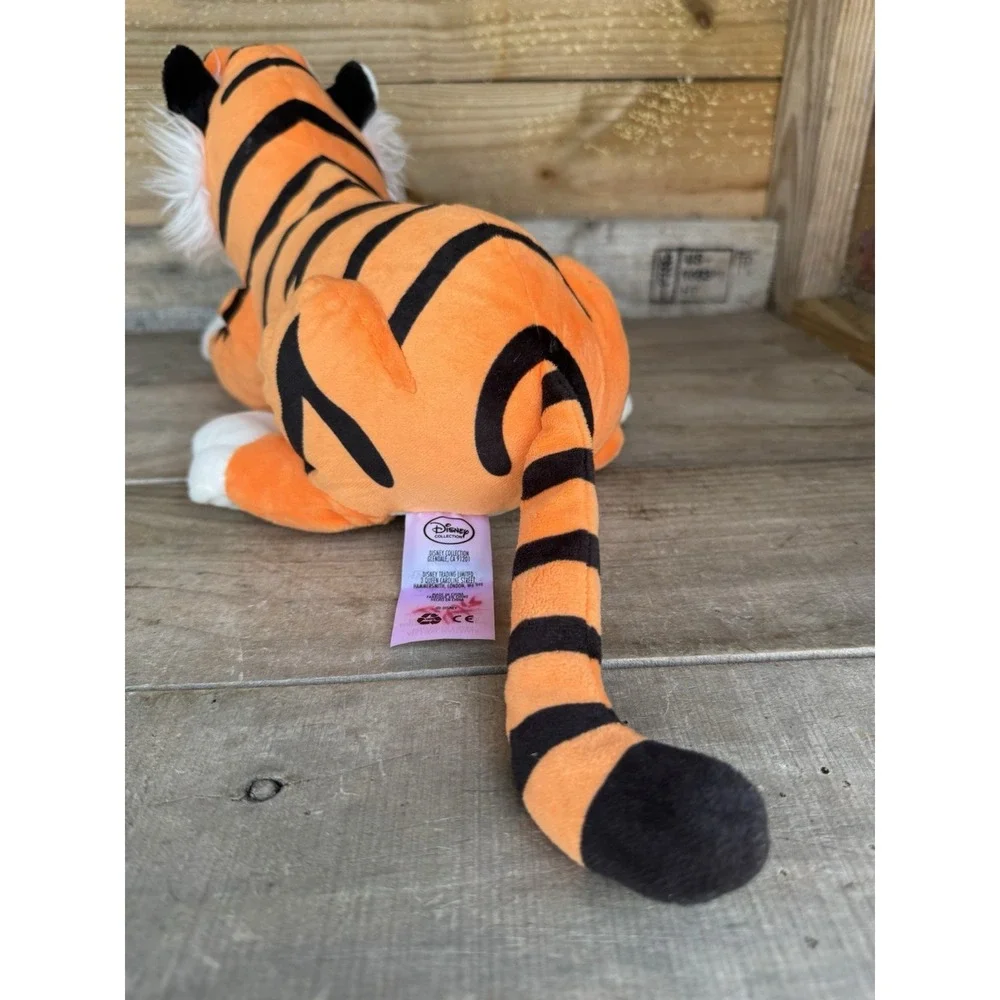 Disney‎ Store Aladdin Jasmine's Tiger RAJAH Laying Down Plush Stuffed Animal 14